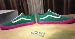 Vans Old Skool Pro Syndicate (golf Wang) Vert / Rose Taille 11.0 Marque Nouveau