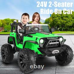 Voiture électrique pour enfants Power Wheels 12V&24V Jeep avec musique et télécommande de mode