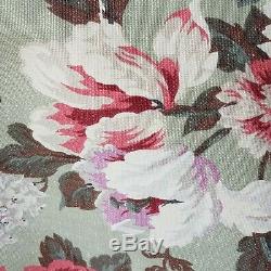 Waverly Vieux MILL Inn Vintage Collection Tissu 55 X 9 + Yds Vert / Rose Floral Nos