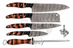 Wp-knives Sur Mesure En Acier De Damas Splendid Kitchen Set Couteaux Lots De 5