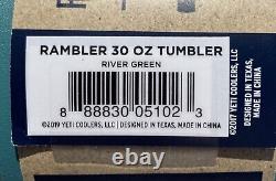 YETI Rambler 30 oz. Tumbler avec couvercle Magslider 1-vert rivière & 1-rose glace